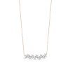 Diamond Baguette Jagged Necklace