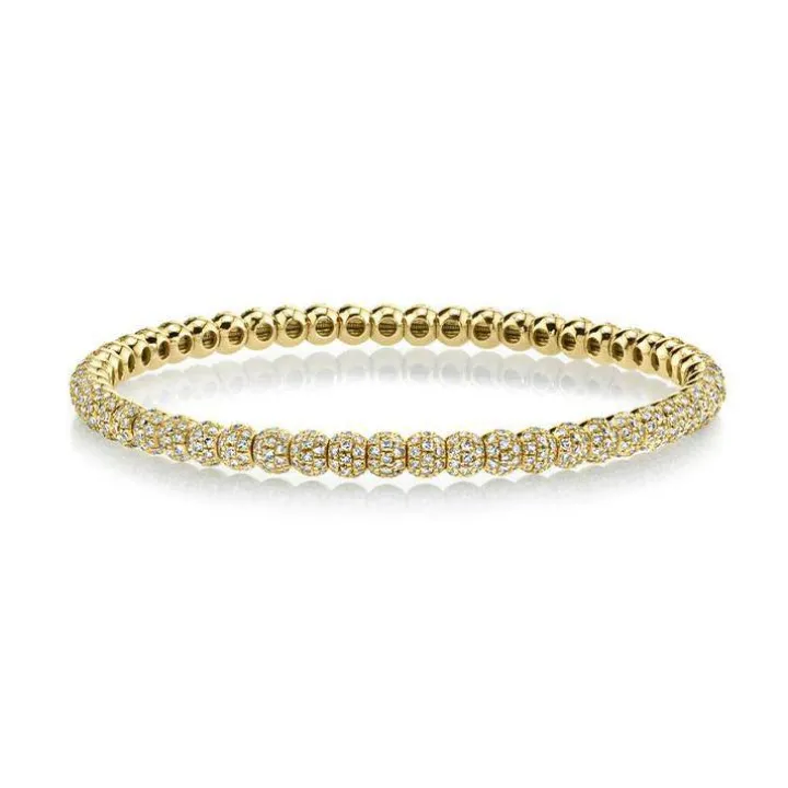 Diamond Ball Pavé Bracelet