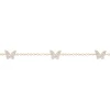 3 Diamond Butterfly Bracelet