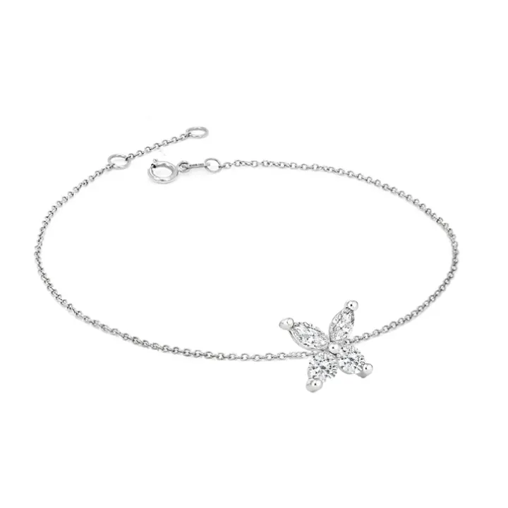Diamond Butterfly Bracelet