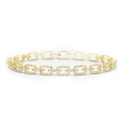 Diamond Chain Link Bracelet