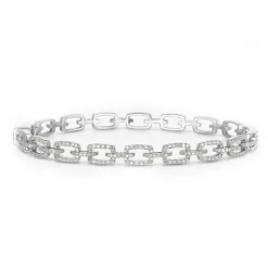 Diamond Chain Link Bracelet