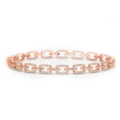 Diamond Chain Link Bracelet