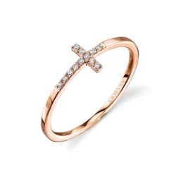 Diamond Cross Ring