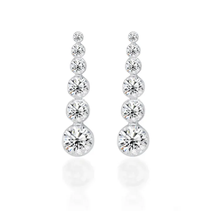 Diamond Drop Earrings