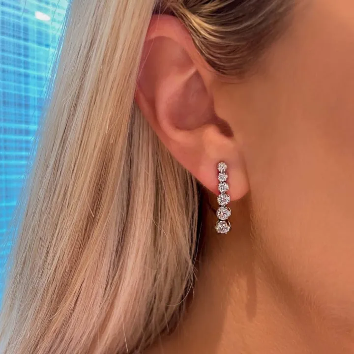 Diamond Drop Earrings