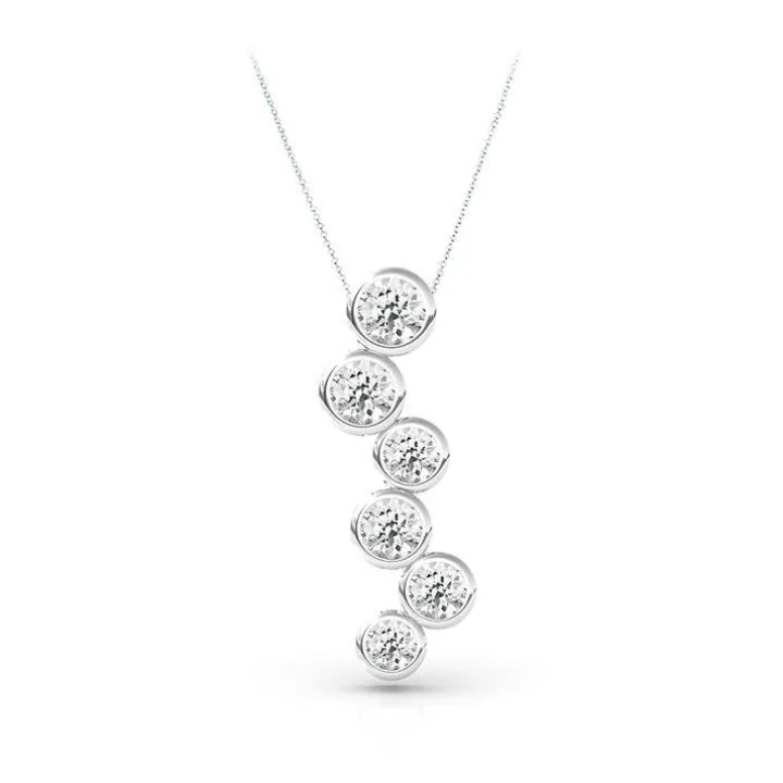 Diamond Droplet Necklace