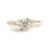 Diamond Flame Lab Grown Engagement Ring