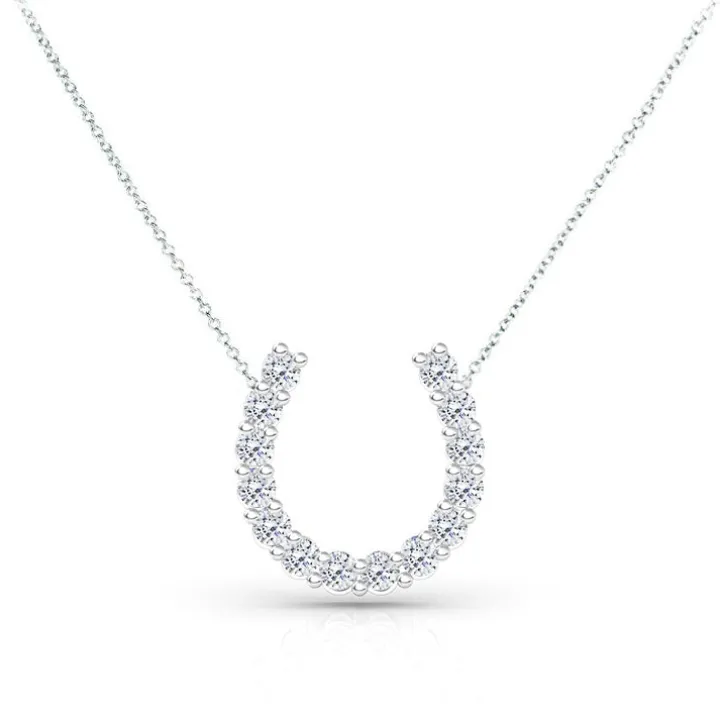 Diamond Horseshoe Necklace