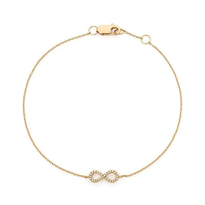 Diamond Infinity Bracelet