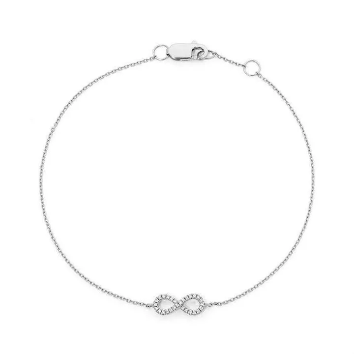 Diamond Infinity Bracelet