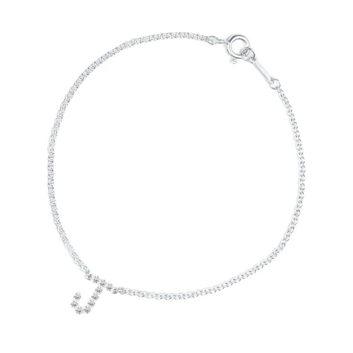 Diamond Initial Bracelet