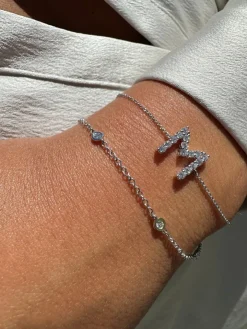 Diamond Initial Bracelet