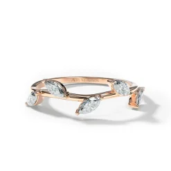 Diamond Leaf Ring