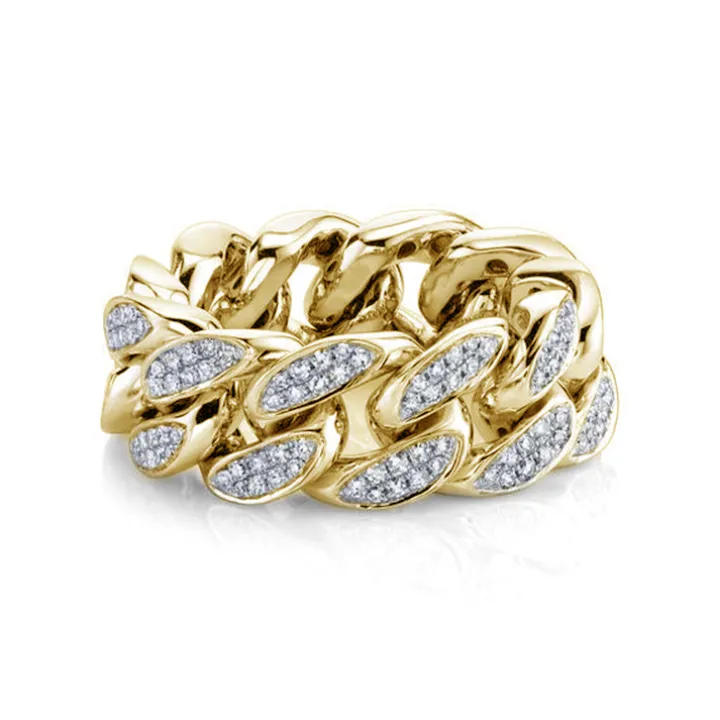 Diamond Link Ring