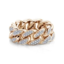 Diamond Link Ring