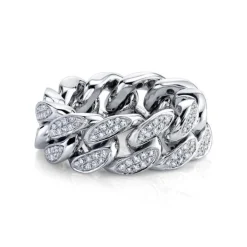 Diamond Link Ring