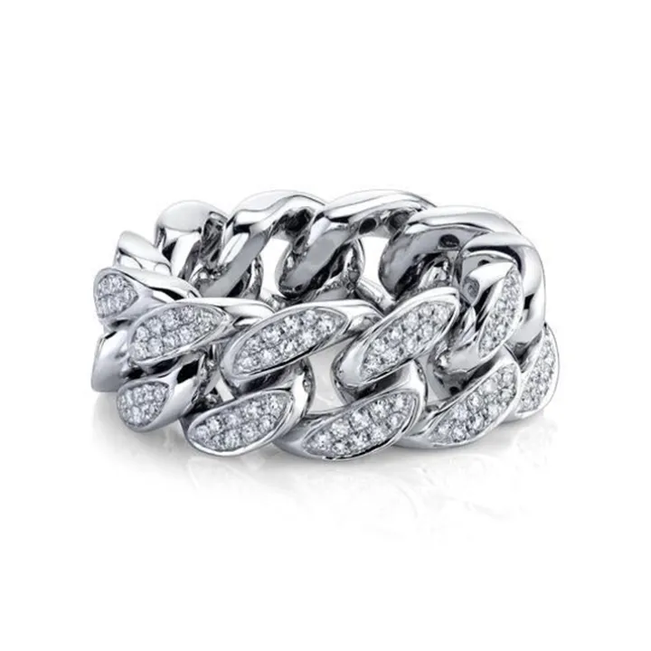 Diamond Link Ring