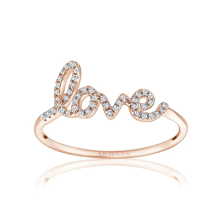 Diamond Love Ring