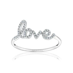 Diamond Love Ring