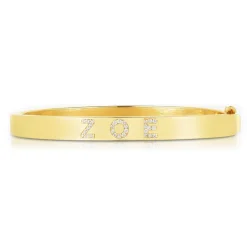 Diamond Name Bangle