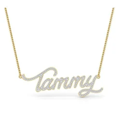 Diamond Name Necklace