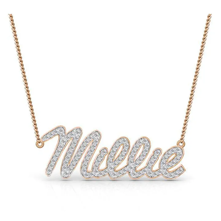 Diamond Name Necklace