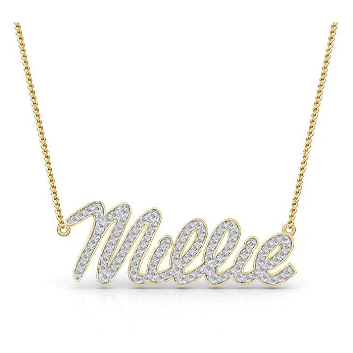 Diamond Name Necklace