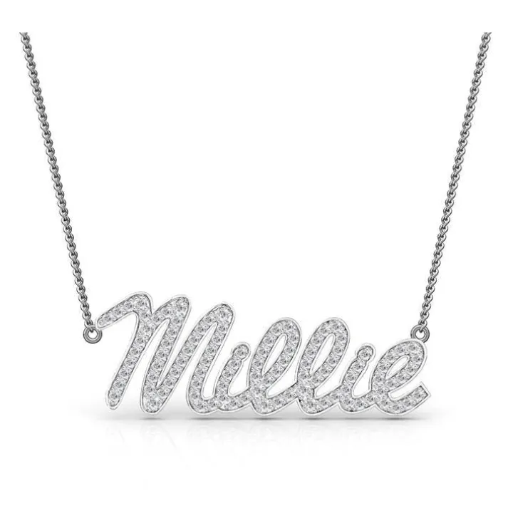 Diamond Name Necklace