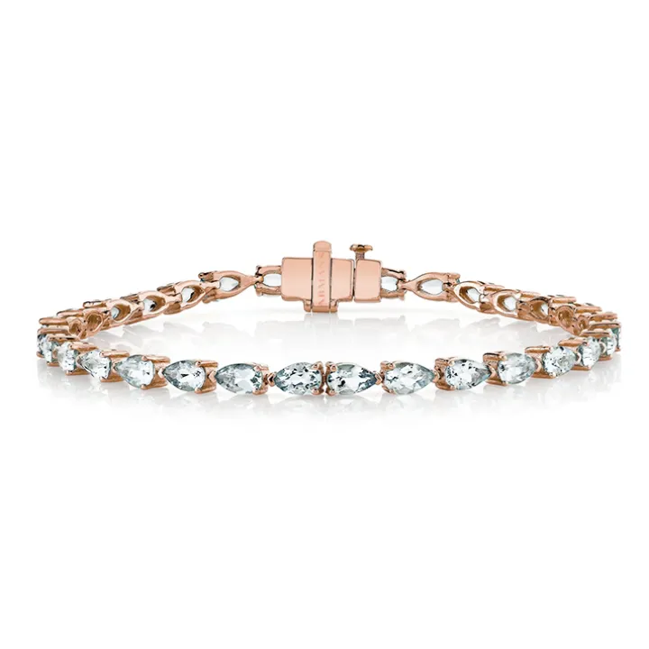 Diamond Pear Cut Bracelet