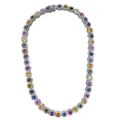 Diamond Rainbow Necklace