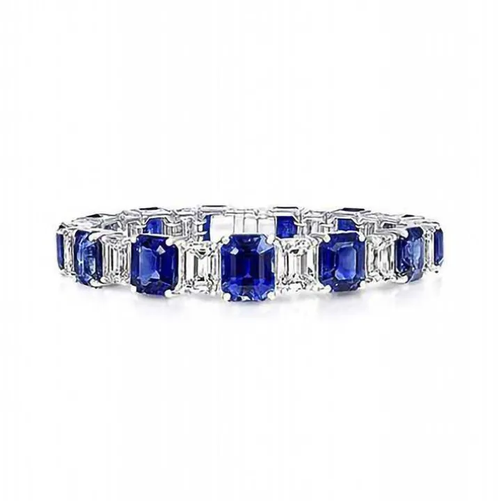 Diamond Sapphire Bracelet