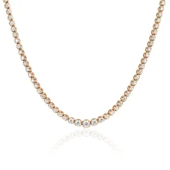 Diamond Tennis Choker Necklace