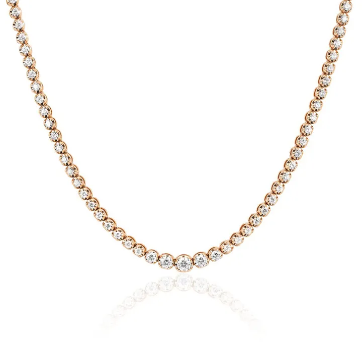 Diamond Tennis Choker Necklace