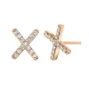 Diamond X Earrings
