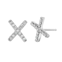 Diamond X Earrings