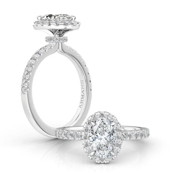 Diamonique Engagement Ring