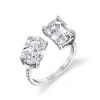 Double Trouble Two Stone Engagement Ring