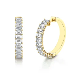 Eleanor Diamond Hoops
