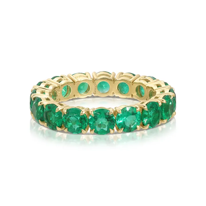 Elissa Green Emerald Eternity Band