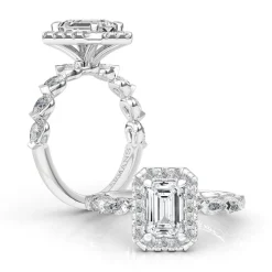 Elly Emerald Engagement Ring