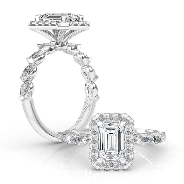 Elly Emerald Engagement Ring