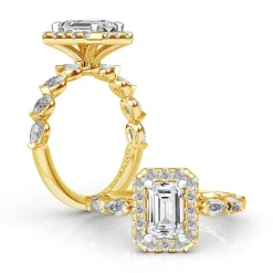 Elly Emerald Engagement Ring