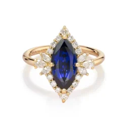 Eloise Lab Grown Blue Sapphire Engagement Ring