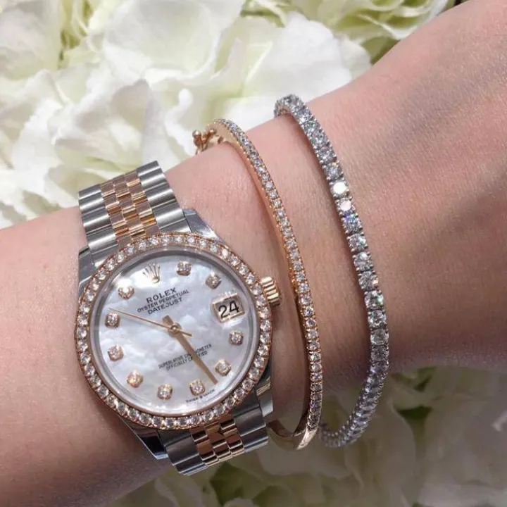 Elsa Diamond Bangle