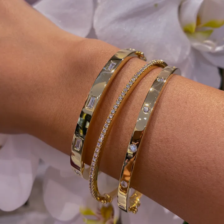 Elsa Diamond Bangle