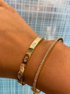 Elsa Diamond Bangle