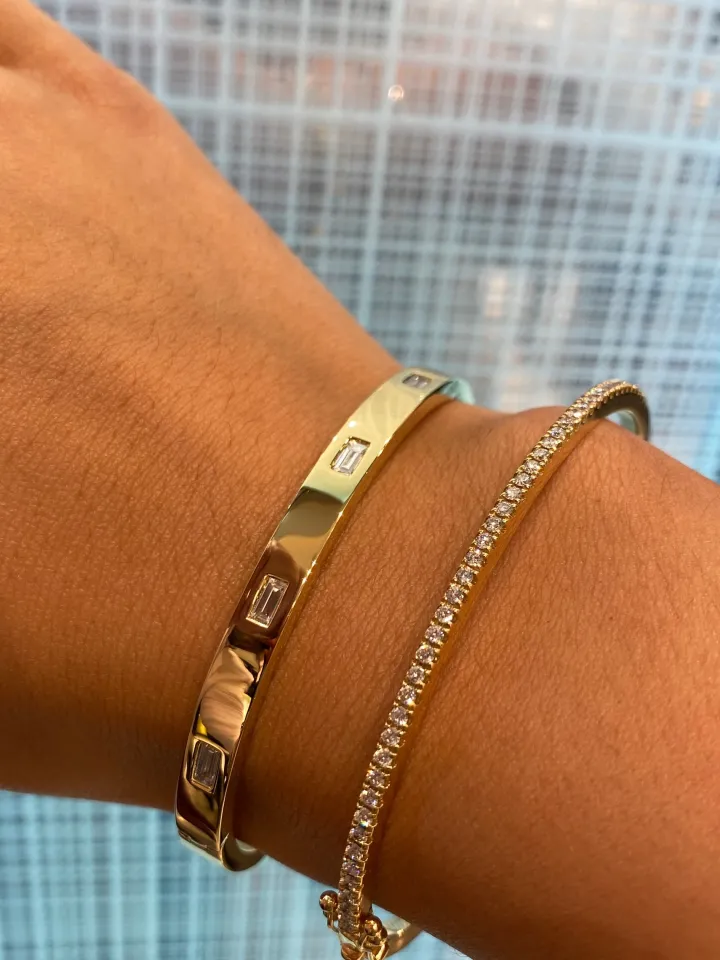 Elsa Diamond Bangle