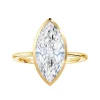 Elysia Marquise Bezel Engagement Ring