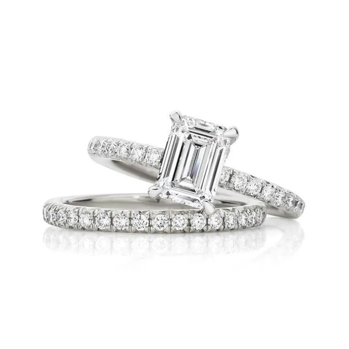 Emerald Allegra Engagement Ring